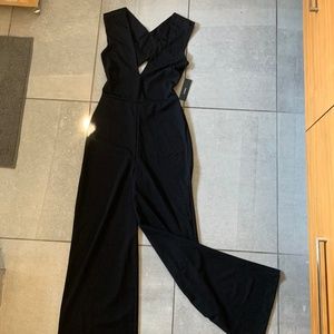 Black Lulu's Thinking Out Loud Jumpsuit L